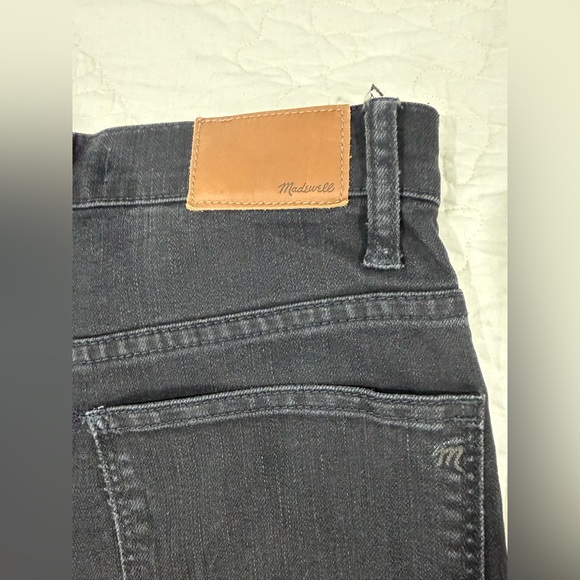 Madewell Women's, slim wide-leg crop Jeans Black size 26 - Picture 7 of 14